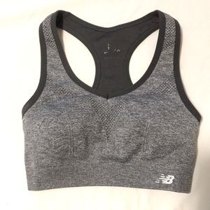 New Balance Grey Sports Bra XS